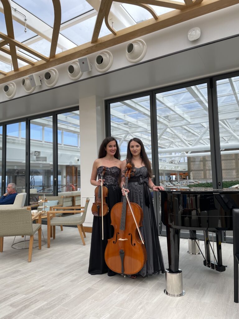 duet muzyczny skrzypce i wiolonczela